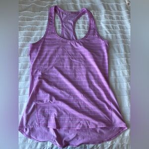 Women's Purple Striped Tank Top